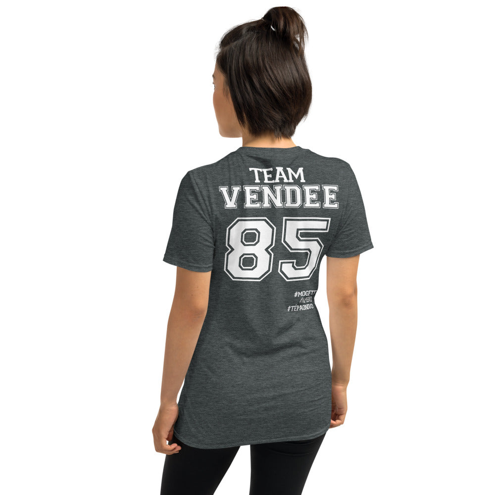 T-shirt Vendée gris foncé - Fierté locale et confort durable