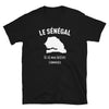 T-shirt Sénégal noir - Mon histoire commence avec fierté