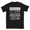 T-shirt Cantalouse noir - Désolé ce mec est pris