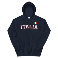 Thumbnail for Sweatshirt Italie gris foncé chiné dos - Confort douillet et chic