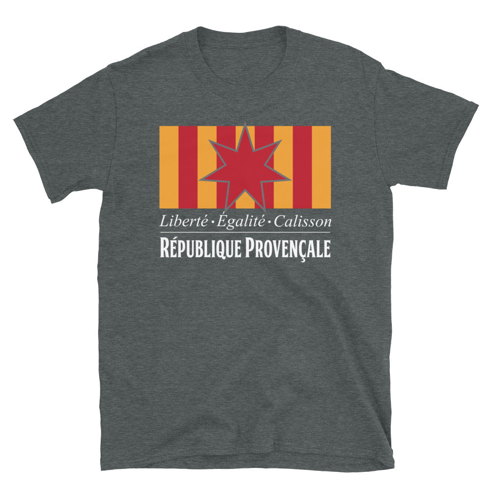 T-shirt Provence bleu marine - Fierté et humour en coton doux