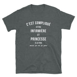 Compliqué d'être infirmière et princesse - T-shirts Boyfriend cut Standard - Ici & Là - T-shirts & Souvenirs de chez toi
