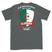 Thumbnail for T-shirt Algérien bleu marine - Je ne suis pas parfait mais