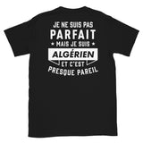 parfait-algerien - Imprimé DOS - T-shirt Standard - Ici & Là - T-shirts & Souvenirs de chez toi