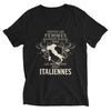 T-shirt Italie blanc - Les meilleures sont Italiennes