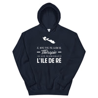 Thumbnail for Sweatshirt Île de Ré bleu marine - Pas besoin de thérapie