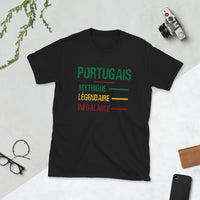 Thumbnail for T-shirt Portugal gris foncé chiné - Mythique et légendaire
