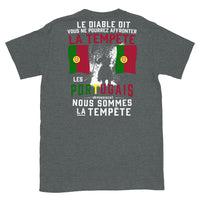 Thumbnail for T-shirt Portugal gris foncé - Fiers comme la tempête