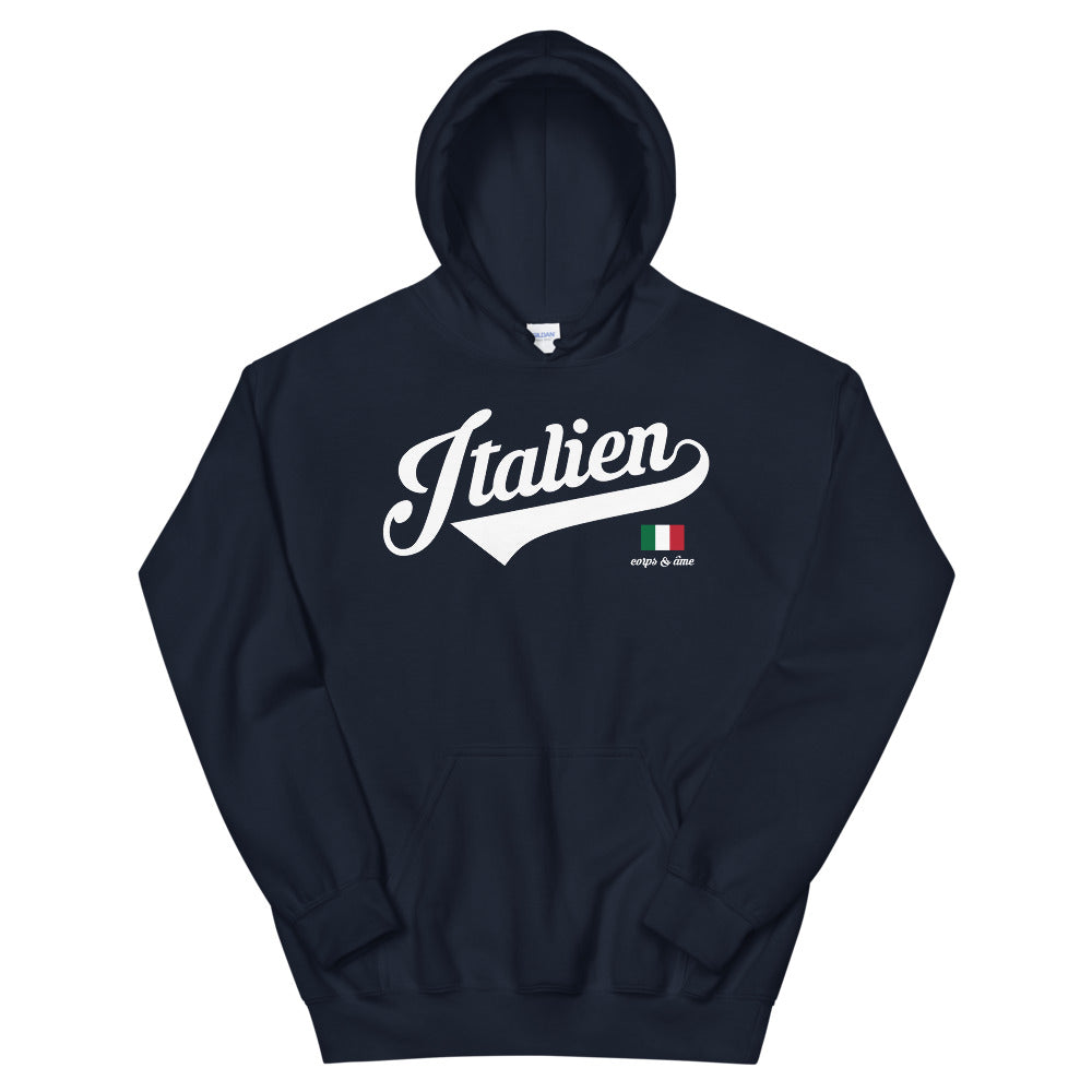 Sweatshirt Italie bleu marine - design doux et chic