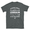 T-shirt Lorraine noir - Conseils de Lorrain humoristiques