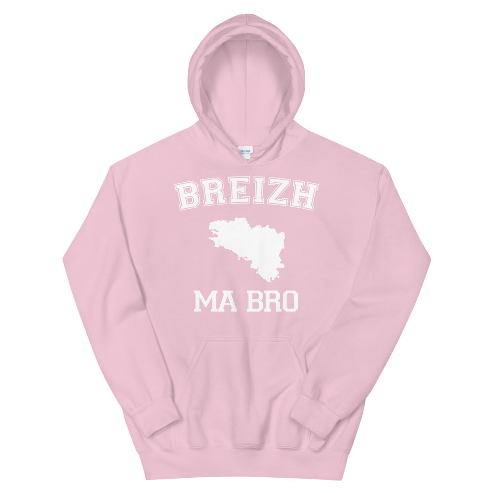 Breizh ma bro - Sweatshirt à capuche Bretagne - Ici & Là - T-shirts & Souvenirs de chez toi