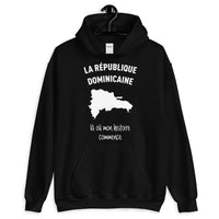 Thumbnail for Sweatshirt République Dominicaine noir - Mon histoire commence
