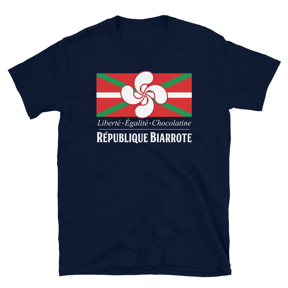 T-shirt Biarritz gris foncé dos - Fierté locale et confort