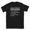 T-shirt Portugal noir - Je jure beaucoup avec humour