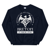 Thumbnail for Breizhad on ha lorc'h ennon - Je suis breton et j'en suis fier - Sweatshirt Celte - Ici & Là - T-shirts & Souvenirs de chez toi