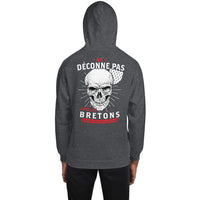 Thumbnail for Sweatshirt Bretagne gris foncé chiné - Ne déconne pas avec les Bretons