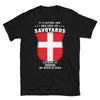 T-shirt Savoie noir - Humour savoyard pour tous les jours