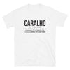 T-shirt Portugal blanc - Caralho, une définition humoristique