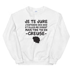 Je te jure - En Creuse - Sweatshirt - Ici & Là - T-shirts & Souvenirs de chez toi