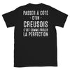 T-shirt Creusois noir - Passer à côté d'un Creusois