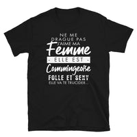 Thumbnail for T-shirt Commingeoise noir - Ne me drague pas