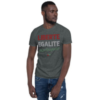 Thumbnail for T-shirt Martinique noir dos - Liberté, Égalité, fierté locale