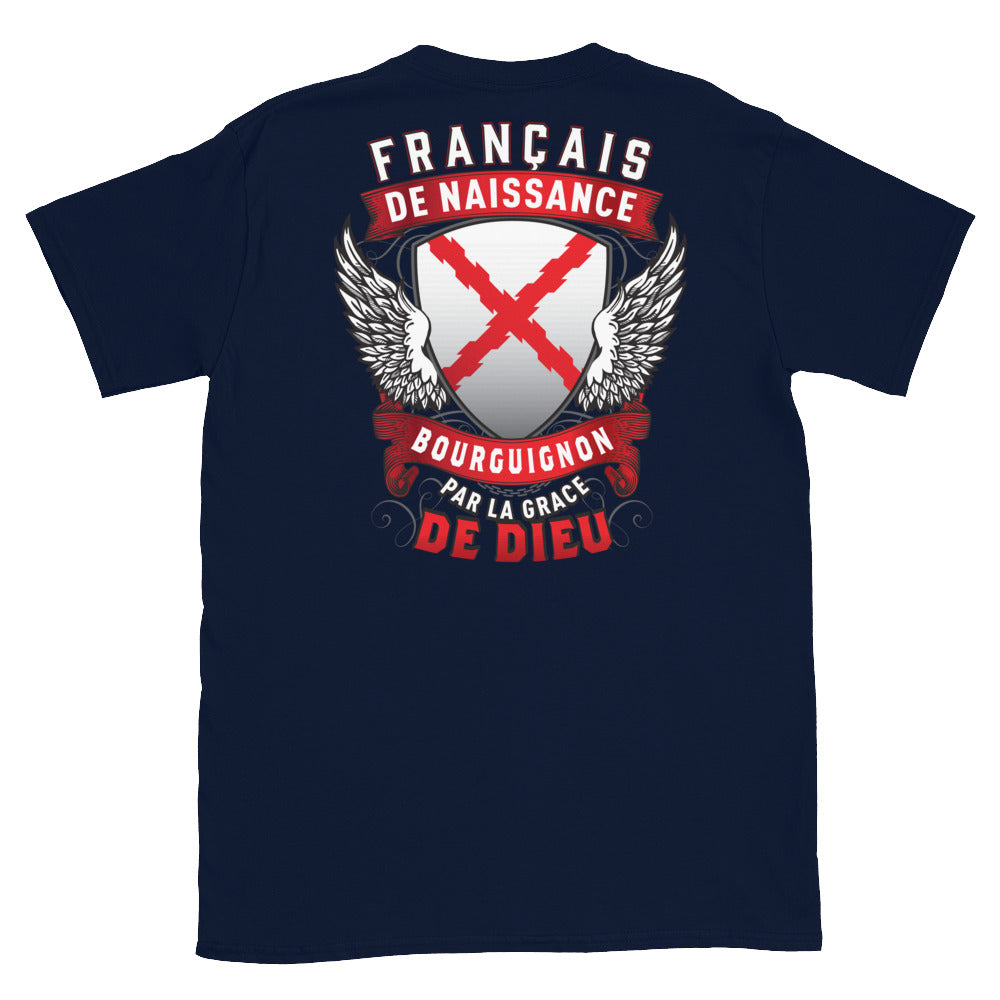T-shirt Belgique bleu marine - Français, Belge, Suisse, Canadien