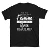 T-shirt Russe noir - Ne me drague pas ma femme est Russe