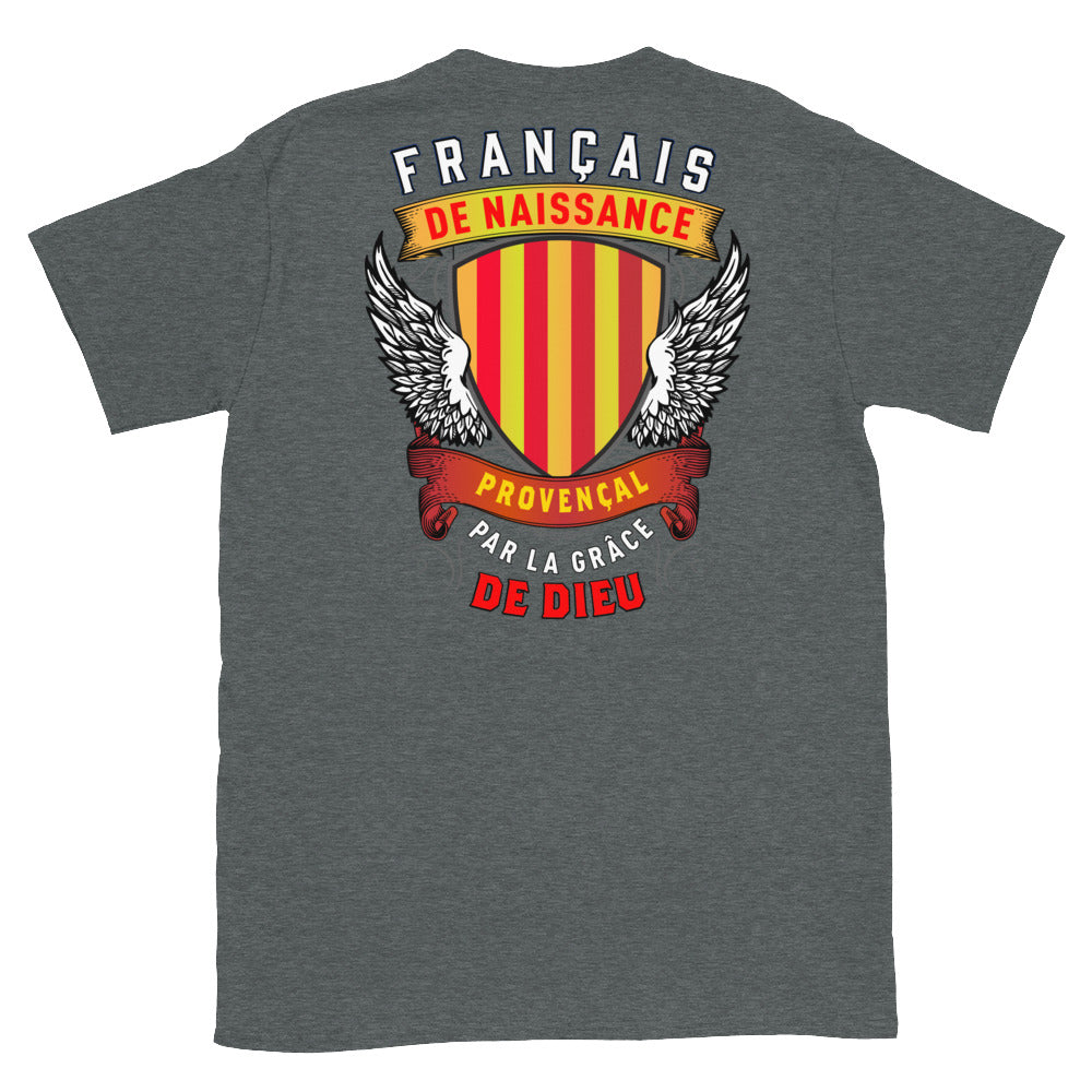 T-shirt Provence bleu marine - Français, Belge, Suisse, Canadien