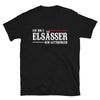T-shirt Alsace noir - Je suis Alsacien pas Lothringer