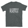 T-shirt Corse gris foncé - La vie est belle en couleur locale