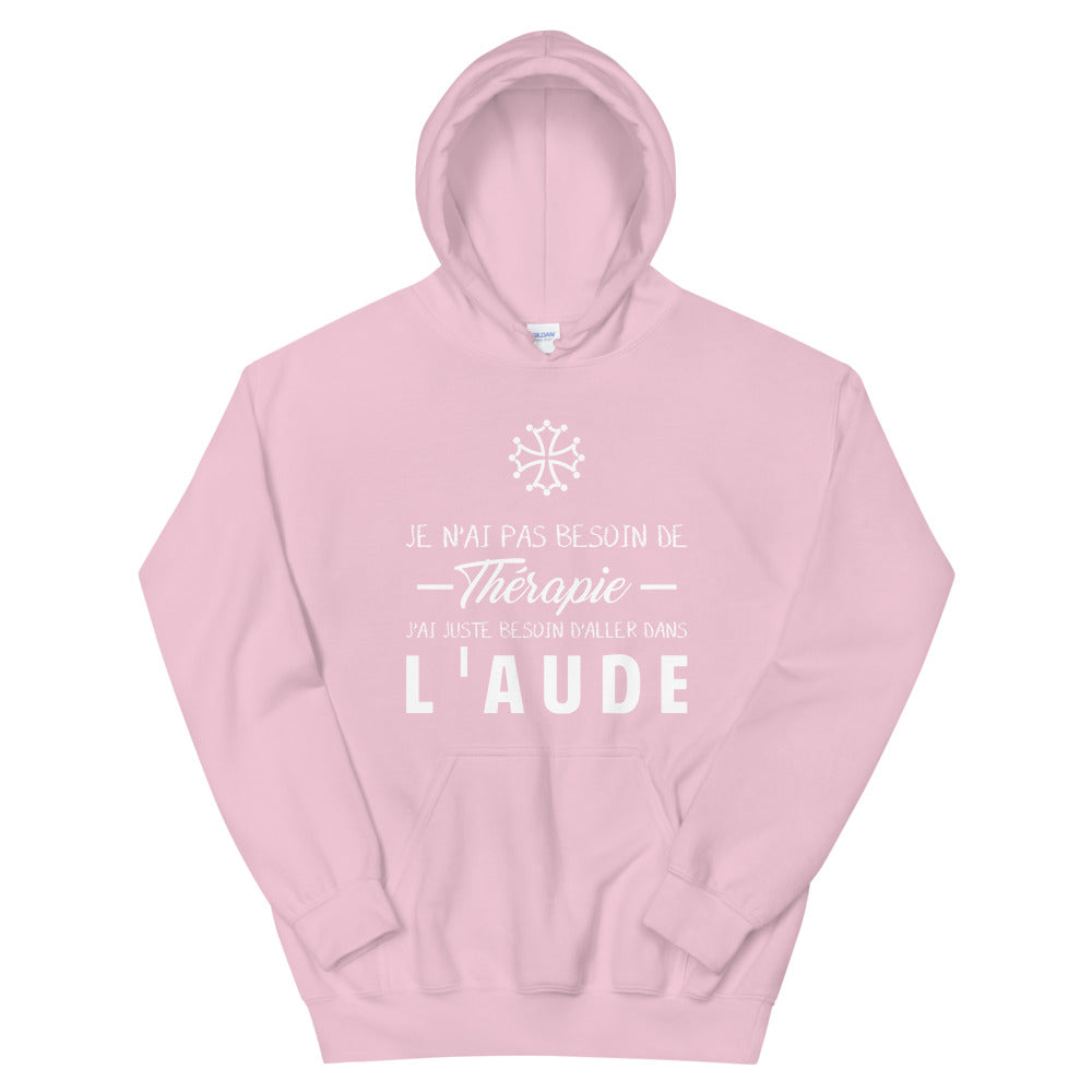 Sweatshirt Aude gris foncé dos - Pas besoin de thérapie