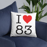 I love 83 Var - NY style - Coussin décoratif - Ici & Là - T-shirts & Souvenirs de chez toi