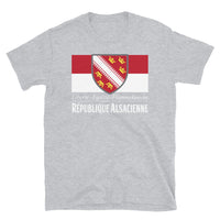 Thumbnail for T-shirt Alsace gris sportif - République Alsacienne