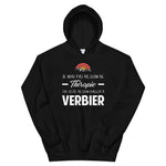 Je n'ai pas besoin de thérapie j'ai juste besoin d'aller à Verbier - Valais, Suisse - Sweatshirt à capuche - Ici & Là - T-shirts & Souvenirs de chez toi