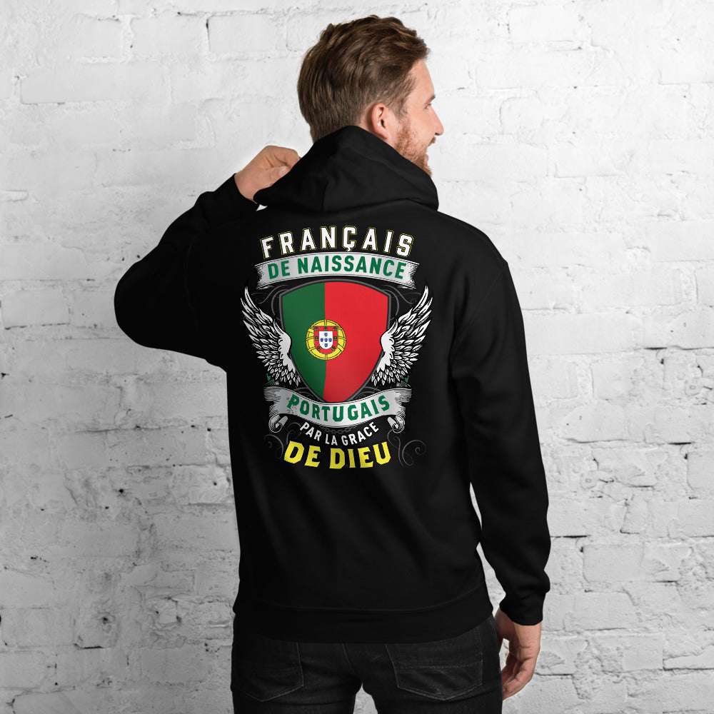 Sweatshirt Portugal gris foncé - Fierté et humour à porter