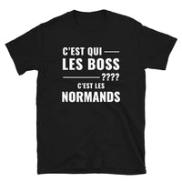 Thumbnail for T-shirt Normandie noir - Les Boss, c'est les Normands