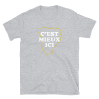 Thumbnail for C'est mieux ici Béarn  - T-shirts Unisexe Standard - Ici & Là - T-shirts & Souvenirs de chez toi