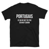 T-shirt Portugal noir - Ce qui ne me tue pas devrait courir
