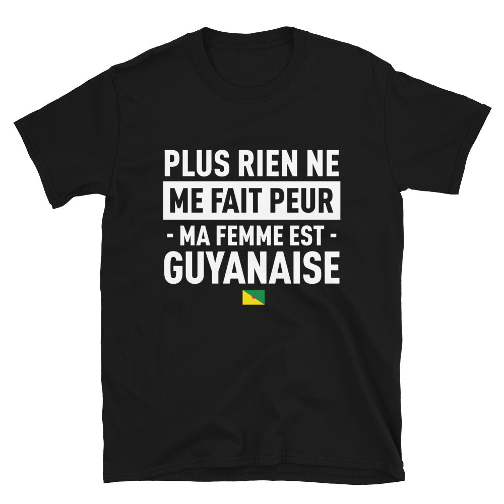 T-shirt Guyanaise noir - Plus rien ne me fait peur