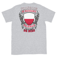 Thumbnail for T-shirt Pologne gris sportif - Fierté et humour en coton