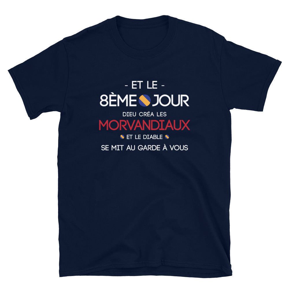 T-shirt Bourgogne noir dos - Morvandiaux et le diable