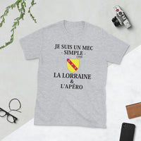Thumbnail for T-shirt Lorraine blanc dos - L'Apéro avec humour et fierté