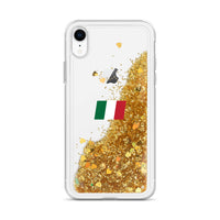 Thumbnail for Italia - Italie -  Coque de Téléphone à Paillettes Liquides - Ici & Là - T-shirts & Souvenirs de chez toi