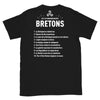 T-shirt Bretagne noir - Commandements humoristiques