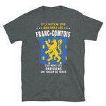 8e-jour-FRANC-COMPTOIS-v2 T-shirt Standard - Ici & Là - T-shirts & Souvenirs de chez toi