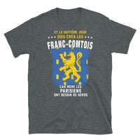 Thumbnail for 8e-jour-FRANC-COMPTOIS-v2 T-shirt Standard - Ici & Là - T-shirts & Souvenirs de chez toi