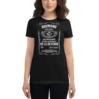 Thumbnail for T-shirt Roumaines gris foncé chiné - Elles rêvent de le devenir