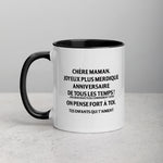 Maman Joyeux plus merdique anniversaire de tous les temps  - Mug Tasse Couleurs intérieures père - Ici & Là - T-shirts & Souvenirs de chez toi