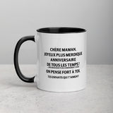 Maman Joyeux plus merdique anniversaire de tous les temps  - Mug Tasse Couleurs intérieures père - Ici & Là - T-shirts & Souvenirs de chez toi